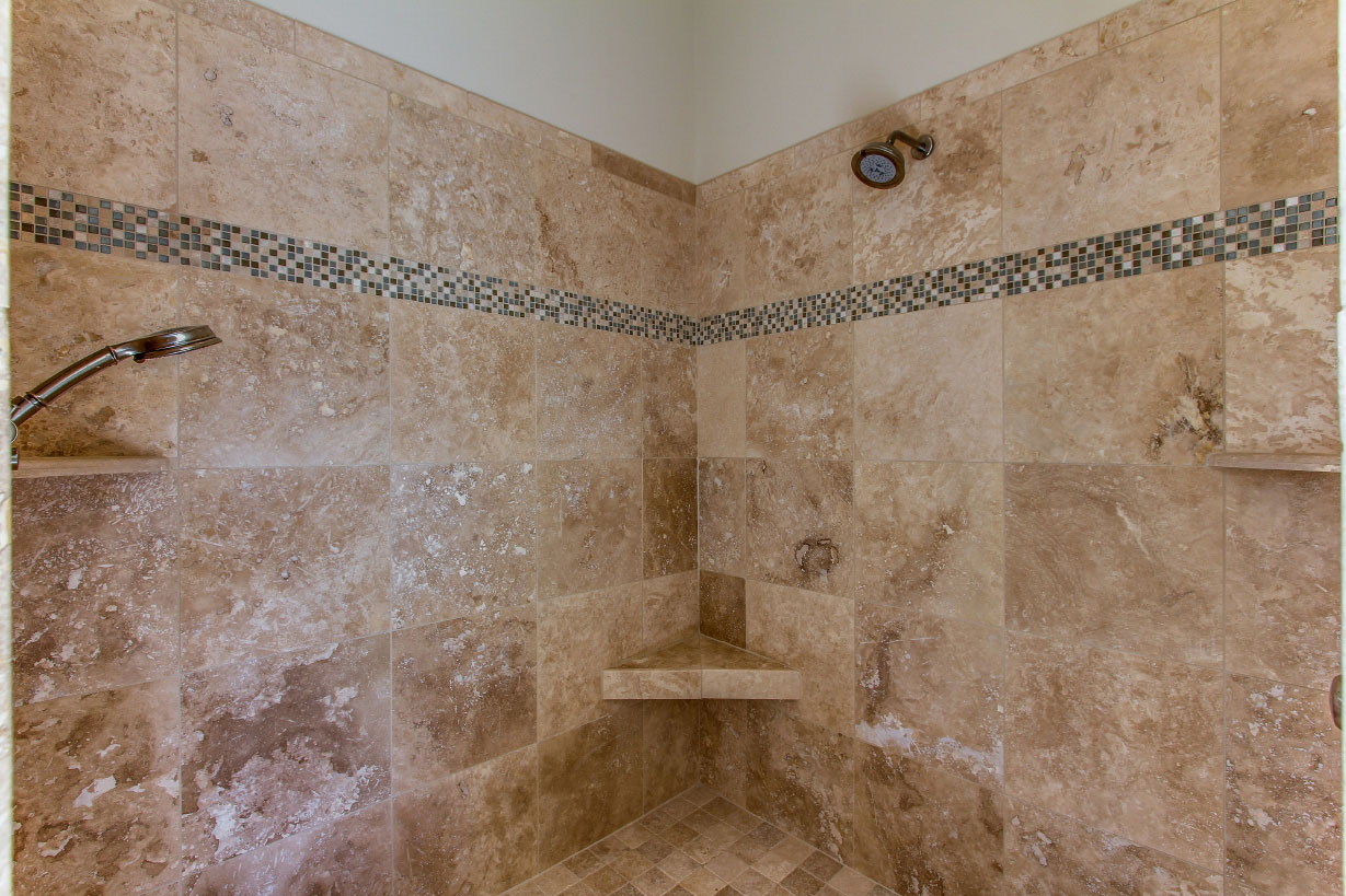 Laurelbrooke shower, home builder in Brentwood, TN and Franklin for custom home design, new homes, new construction and custom homes.